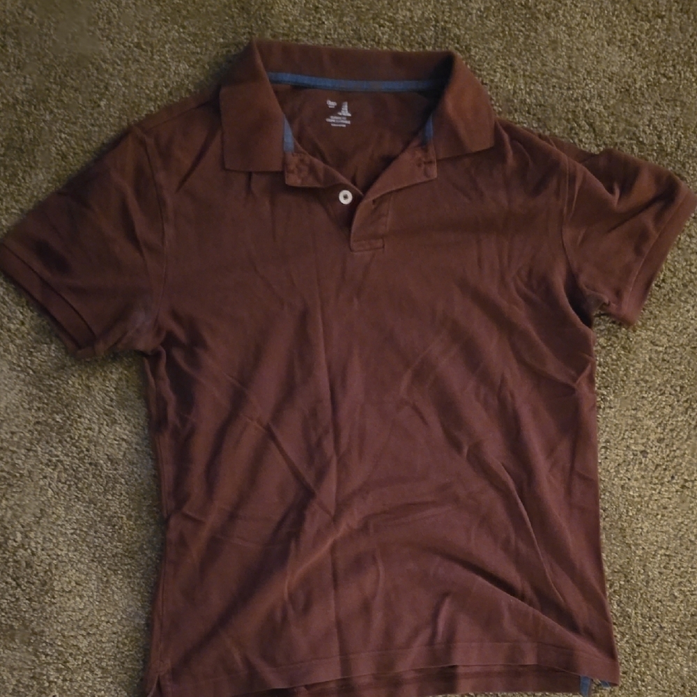 GAP Men's Dark Brown Polo Shirt
